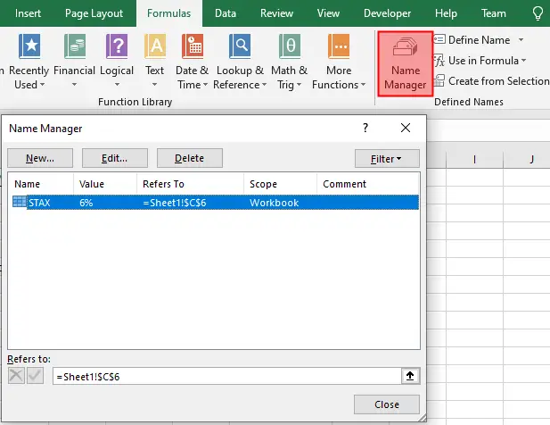 Relative Absolute Mix And Named References In Excel 2019