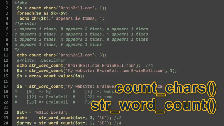 count-characters-and-words-in-php-brainbell