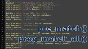 Pattern Matching With Preg_match And Preg_match_all In PHP – BrainBell