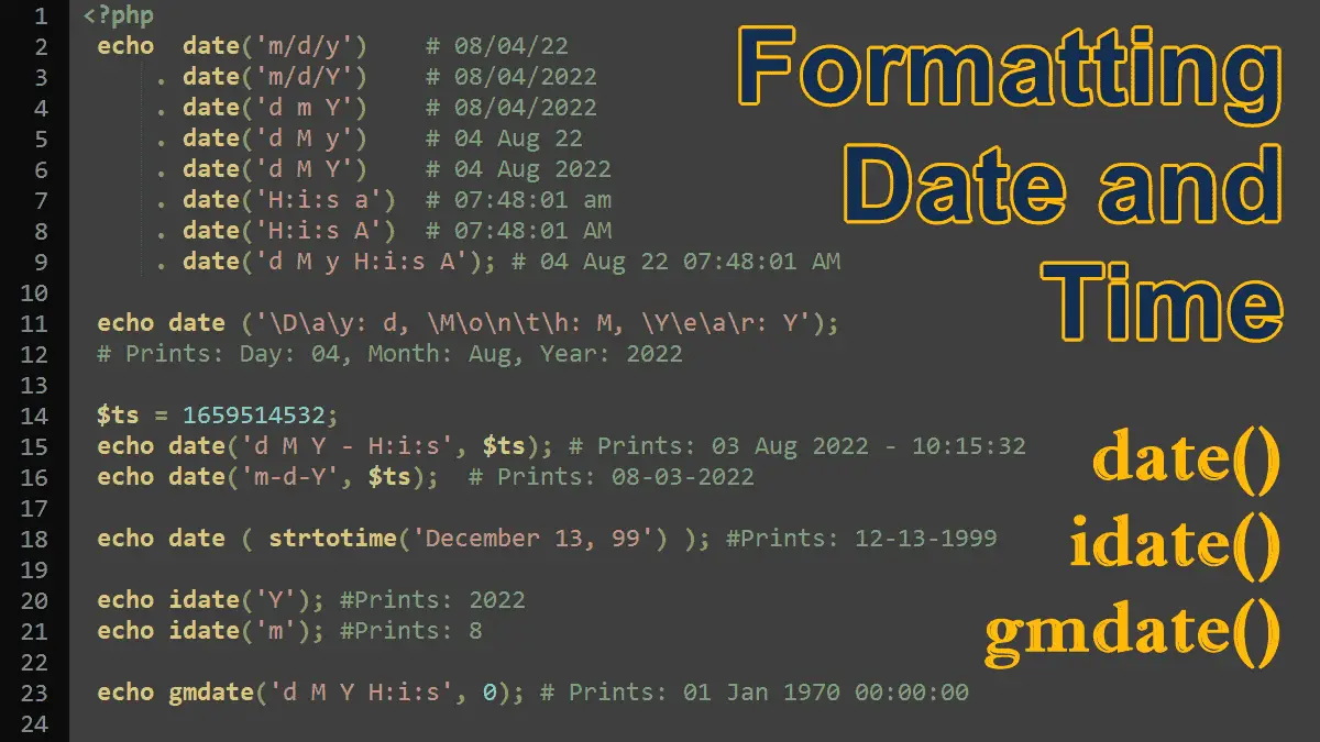 php new datetime today midnight