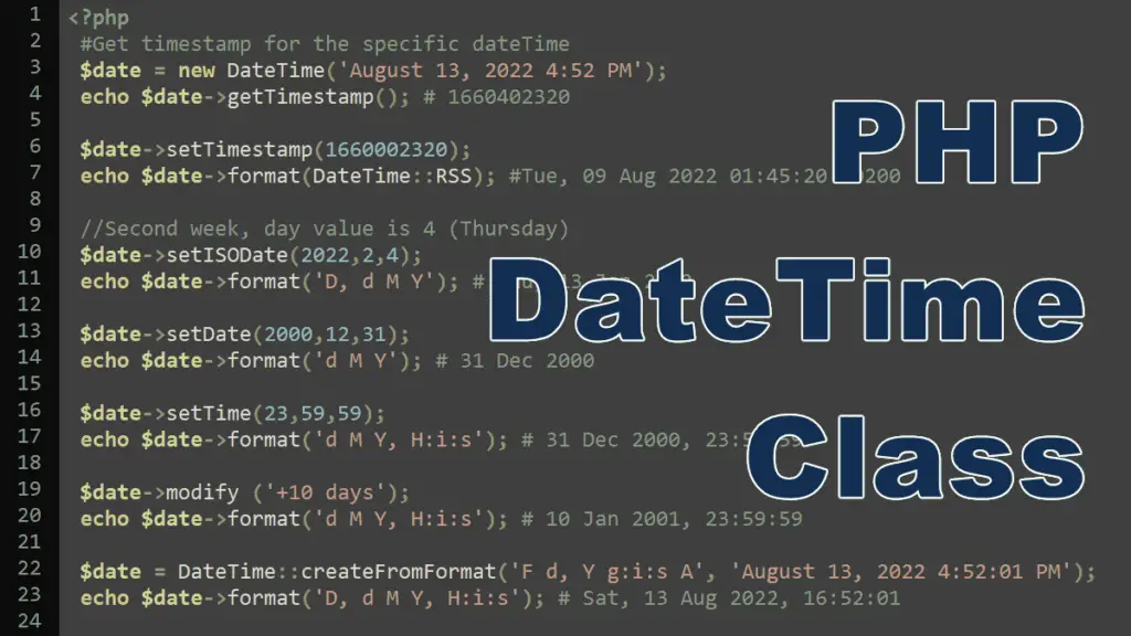 datetime current date php