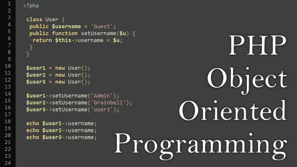 Object Oriented Programming In PHP BrainBell