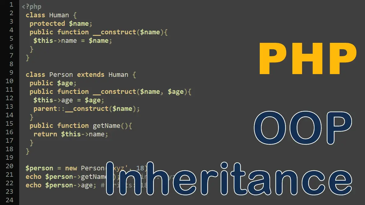 PHP - Inheritance In PHP 