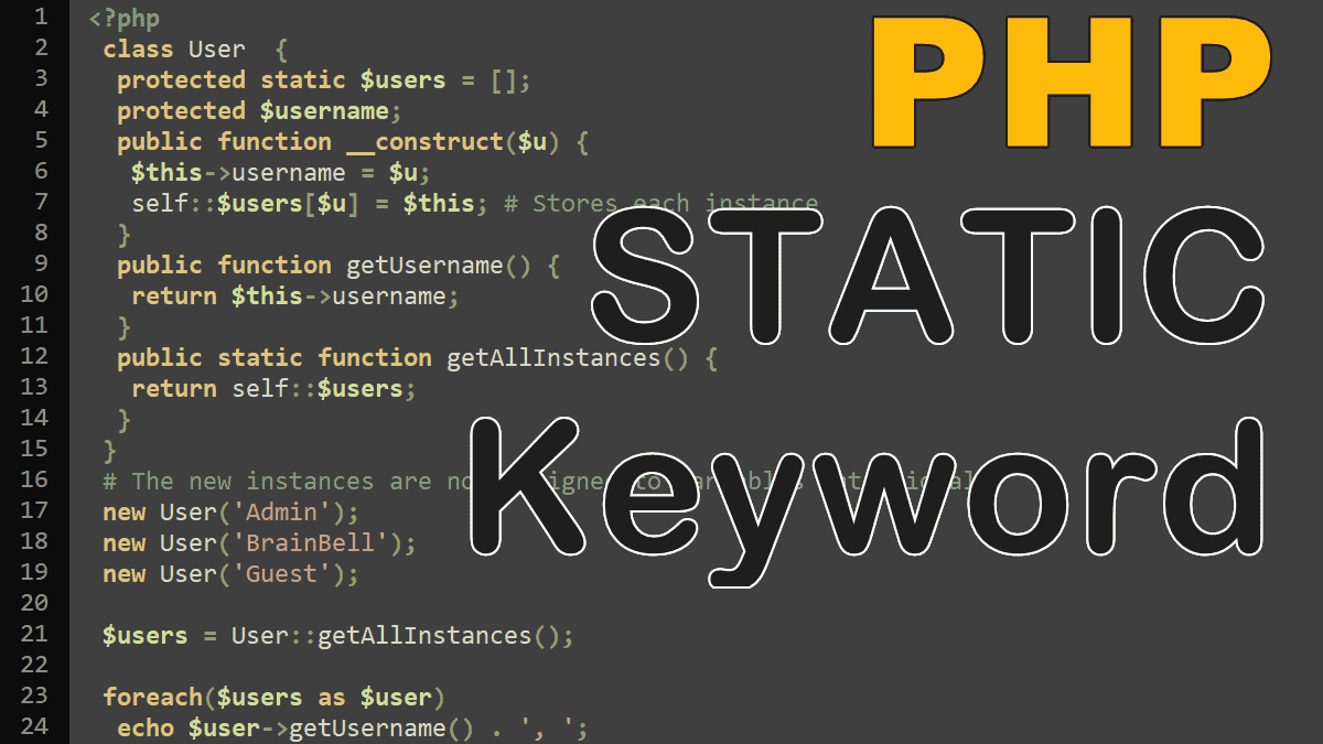 php static method chaining